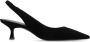 Stuart Weitzman Zwarte suède Naomi pumps 5cm hak Black Dames - Thumbnail 3