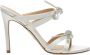 Stuart Weitzman Bow 100 Slide Sandalen White Dames - Thumbnail 1