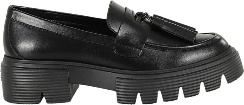 Stuart Weitzman Tassel Loafer Black Dames