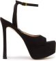 Stuart Weitzman Tia Hollywood Sandalen Zwart Dames - Thumbnail 1