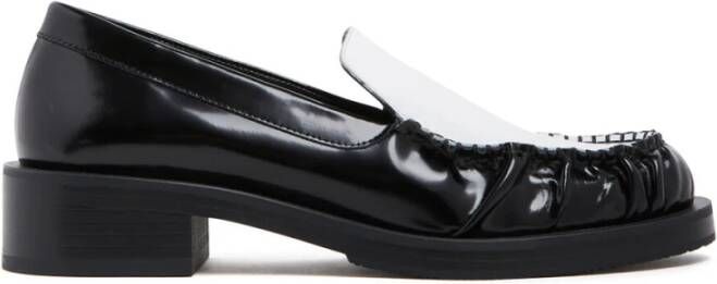 Stuart Weitzman Tijdloze Grayson Loafer met Modern Design Black Dames