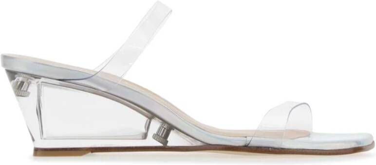 Stuart Weitzman Transparante PVC Lucite Aleena Muiltjes Gray Dames