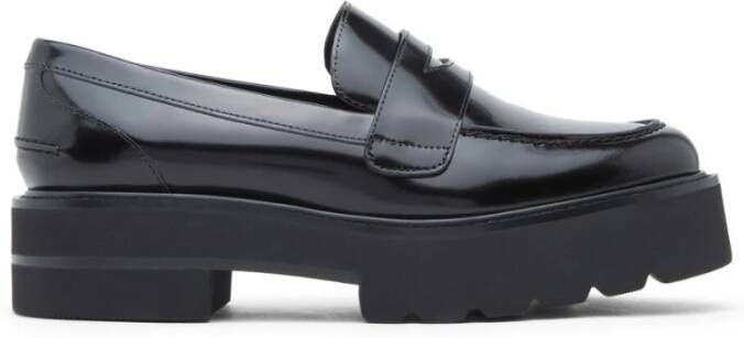 Stuart Weitzman Ultralift Loafer Trendy Slip-On met Lugzool Black Dames