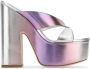 Stuart Weitzman Veelkleurig leer Miami SoHigh 145 muilezels Grijs Dames - Thumbnail 1