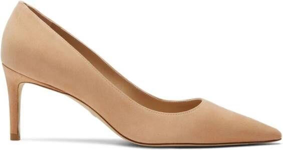 Stuart Weitzman Verhoog je stijl met de Stuart 75 Pump Beige Dames