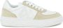 Stuart Weitzman Wit Beige Leren Courtside Monogram Sneaker Multicolor Dames - Thumbnail 1