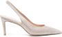 Stuart Weitzman Glitter Slingback Stiletto Heel Pumps Beige Dames - Thumbnail 1