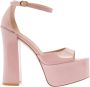 Stuart Weitzman Skyhigh 145 Platform Sandal Beige Dames - Thumbnail 1