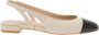 Stuart Weitzman Witte Leren Slingback Pumps White Dames - Thumbnail 1