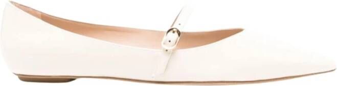 Stuart Weitzman Witte Mary Janes Schoenen White Dames