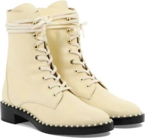 Stuart Weitzman Women's Ankle Boots Beige Dames