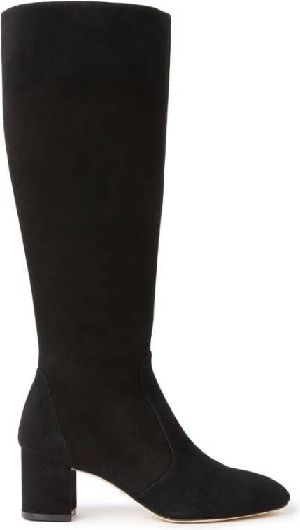 Stuart Weitzman Yuliana 60 Kniehoge Ritslaarzen Black Dames