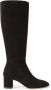 Stuart Weitzman Yuliana 60 kniehoge zip laarzen Zwart Dames - Thumbnail 1