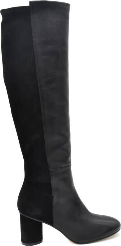 Stuart Weitzman Zwarte Enkellaarsjes Aw18 Black Dames