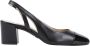 Stuart Weitzman Zwarte leren sandalen met uitsparingen - Thumbnail 1