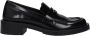 Stuart Weitzman Zwarte Eco Leren Loafers Vierkante Neus Black Dames - Thumbnail 10