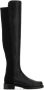 Stuart Weitzman Zwarte Nappa Leren en Stoffen 5050 Laarzen Zwart Dames - Thumbnail 1