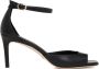 Stuart Weitz Zwarte Nudist Sandalen met Stiletto Hak - Thumbnail 1