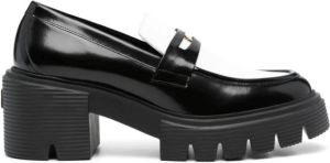 Stuart Weitzman Zwarte platte schoenen sg326 Zwart Dames