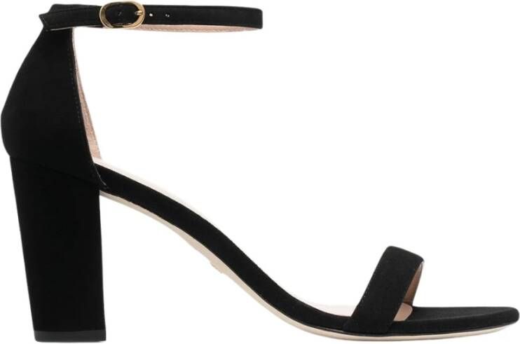 Stuart Weitzman Zwarte Sandalen Klassieke Stijl Black Dames