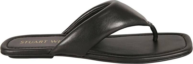 Stuart Weitzman Zwarte Sandalen Ss24 Damesschoenen Black Dames