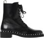Stuart Weitz Zwarte Studded Combat Boots - Thumbnail 1