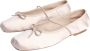 Studio Amelia Roze Zijden Ballerina Flats - Thumbnail 1