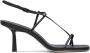 Studio Amelia Zwarte Leren Sandalen voor Vrouwen - Thumbnail 1