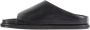 Studio Nicholson Zwarte Leren Open-Teen Sandalen Black Dames - Thumbnail 1