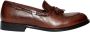 Sturlini Bruin leren Loafer schoenen Brown Heren - Thumbnail 1