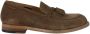 Sturlini Klassieke Leren Loafer Schoenen Brown Heren - Thumbnail 1