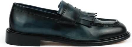Sturlini Leren Loafer Schoen Blue Heren