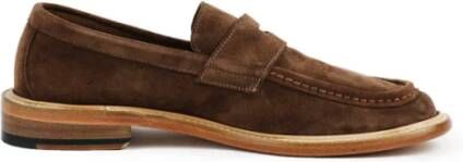 Sturlini Suède leren mocassin Brown Heren