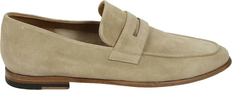 Sturlini Suède Leren Mocassin Loafer Beige Heren