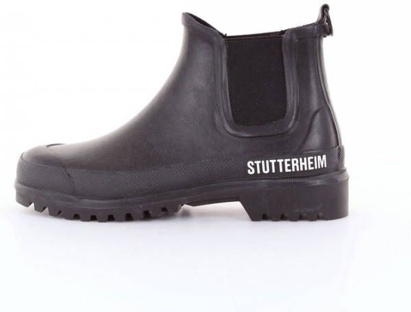 Stutterheim Rainwalker Rubber Chelsea Boots Zwart