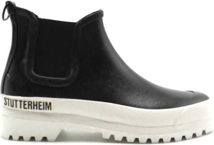Stutterheim Klassieke Chelsea Rainwalker Regenlaarzen Black