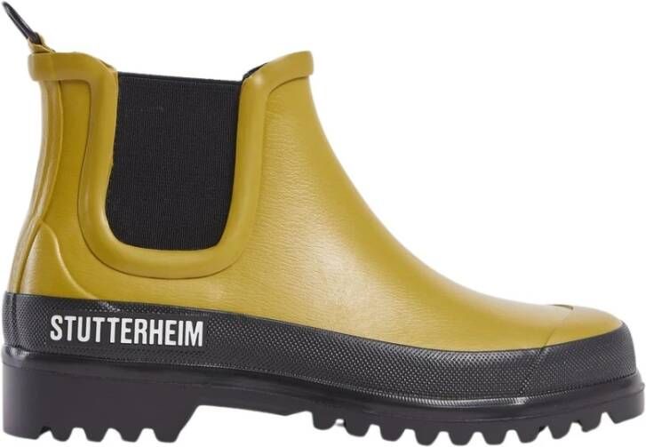 Stutterheim Klassieke Chelsea regenlaarzen Green Unisex