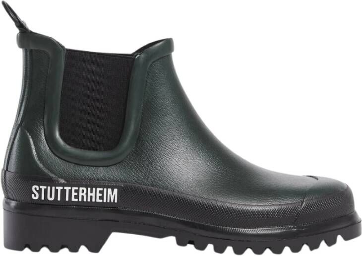 Stutterheim Klassieke Chelsea regenlaarzen Green Unisex