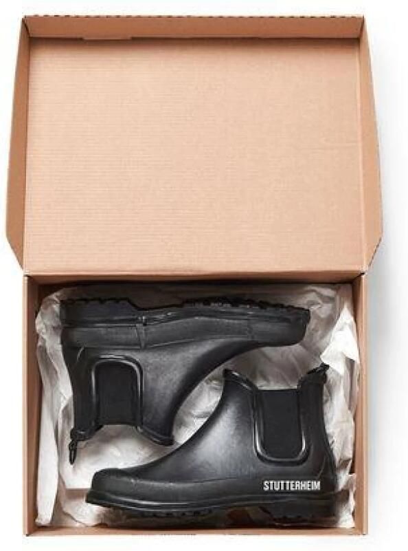 Stutterheim Rainwalker Rubber Chelsea Boots Zwart - Foto 2