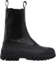 Stutterheim Waterafstotende Leren Patrouillelaarzen Black Unisex - Thumbnail 1