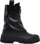Stutterheim Waterafstotende Leren Ritslaarzen Black Unisex - Thumbnail 1