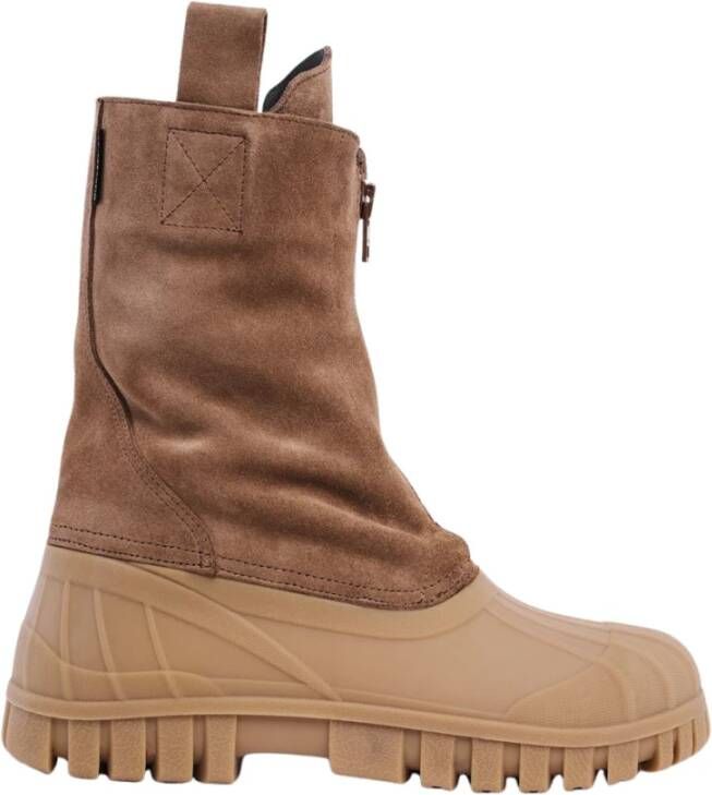 Stutterheim Waterafstotende Ritslaarzen voor Sneeuwweer Brown Unisex