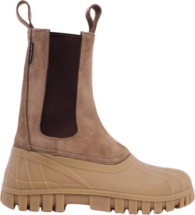 Stutterheim Waterafstotende Suède Winterlaarzen Brown Unisex