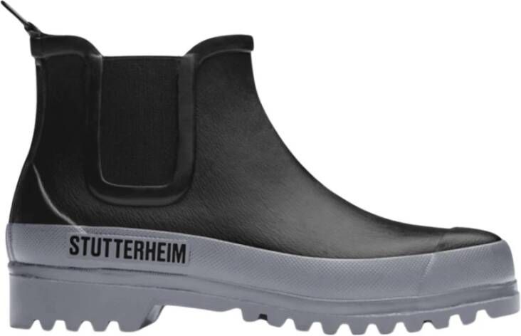 Stutterheim Winter Chelsea Regenlaarzen Black Unisex