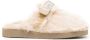 Suicoke Beige Faux-Fur Slides Sandalen - Thumbnail 1
