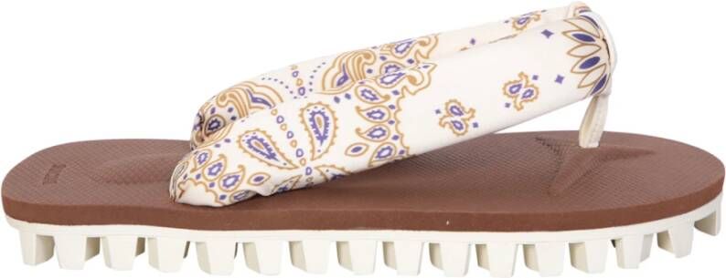 Suicoke Beige Paisley Print Comfort Sandalen