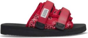 Suicoke Flat Sandals Rood Heren