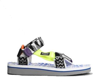 Suicoke Flat Sandals Wit Heren