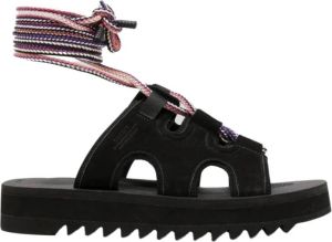 Suicoke Flat Sandals Zwart Dames