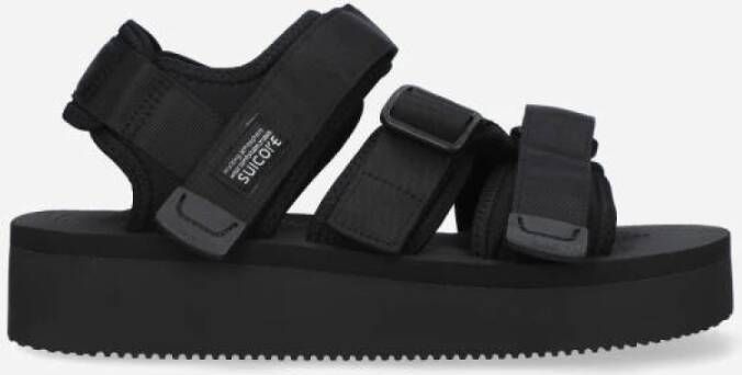 Suicoke Flat Sandals Zwart Heren